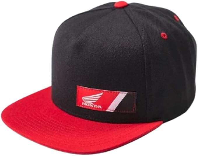 Honda Wedge Hat - Black/Red (23-86300)