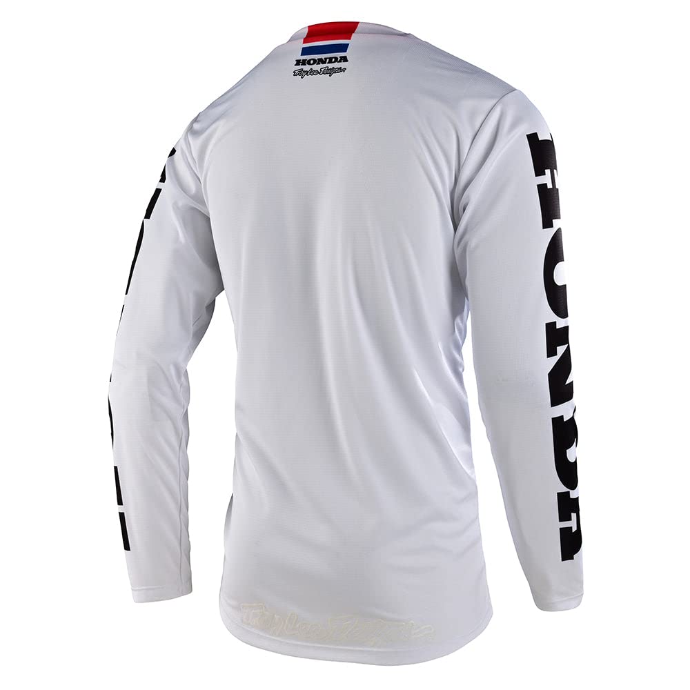 Women’s white motocross jersey by Troy Lee Designs