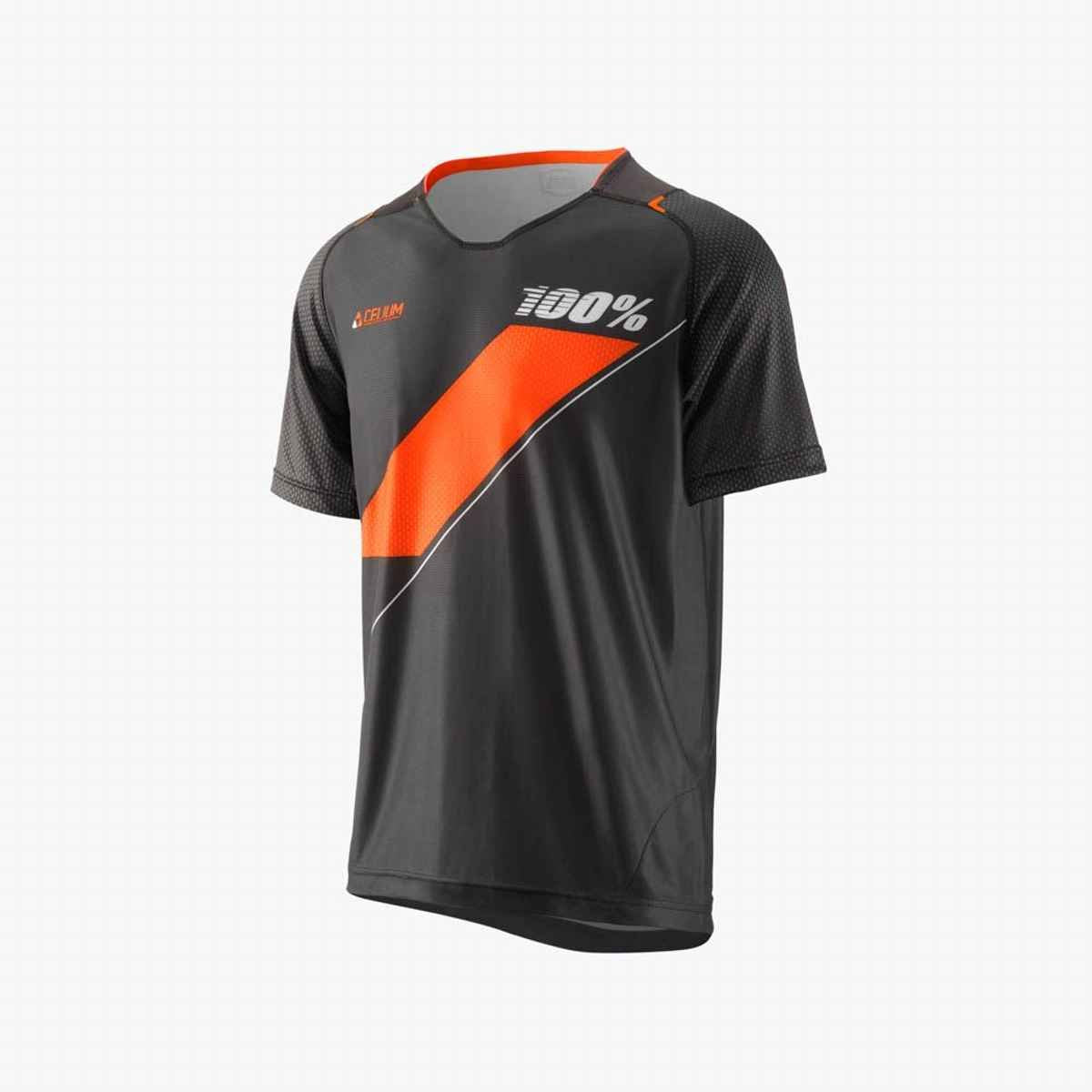 100% Speedlab Celium Jersey – Grey, Large | Motocross / Dirt Bike / Off-Road Riding Shirt