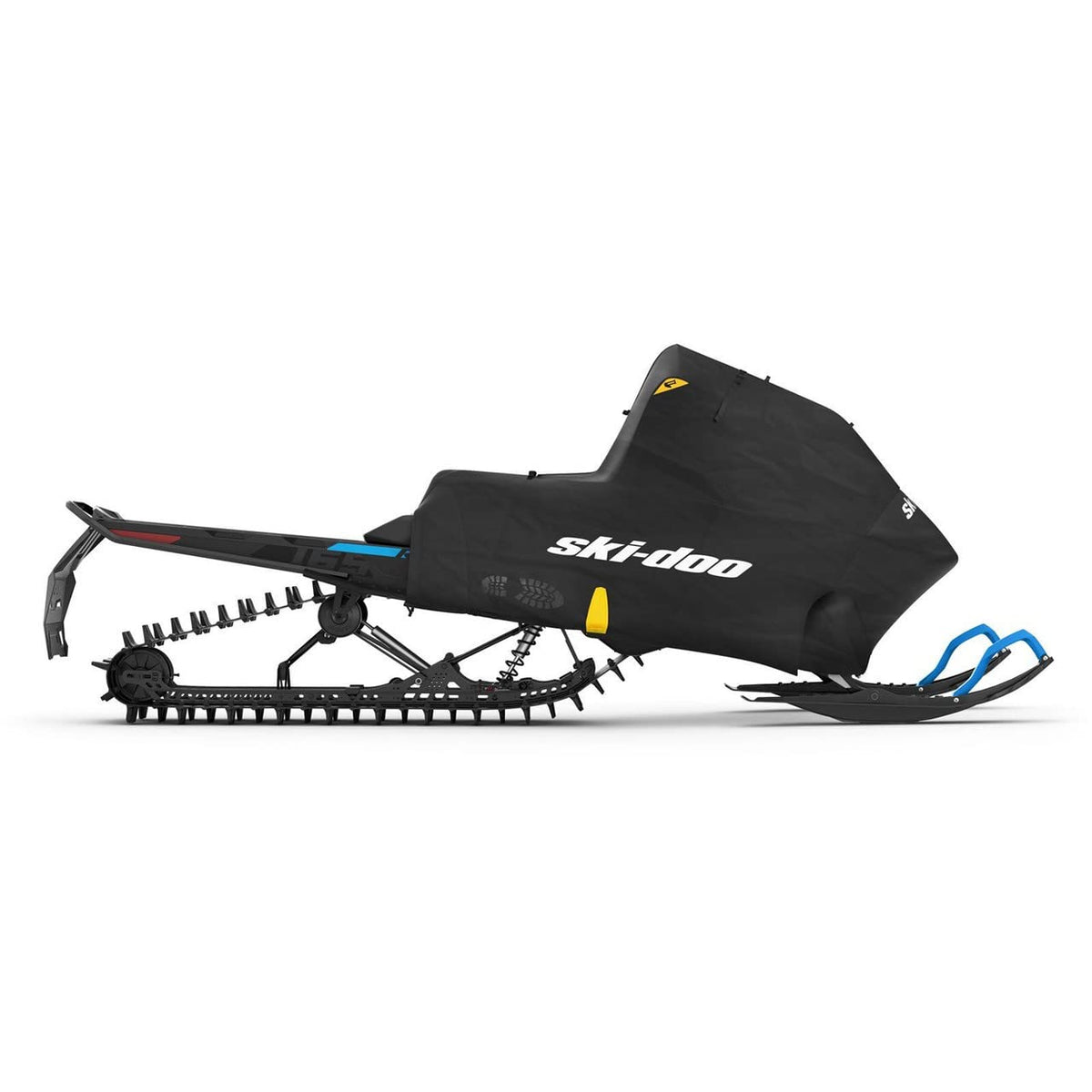 Durable protective cover for Ski-Doo sleds and snow machines.