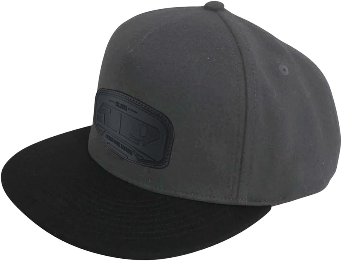 WOOLY MAMMOTH SNAP BACK HAT GRAPHITE