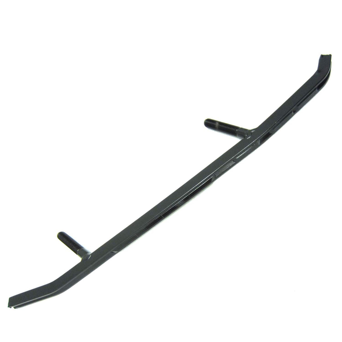 Black 4" square Ski-Doo carbide ski runners, sold as pair