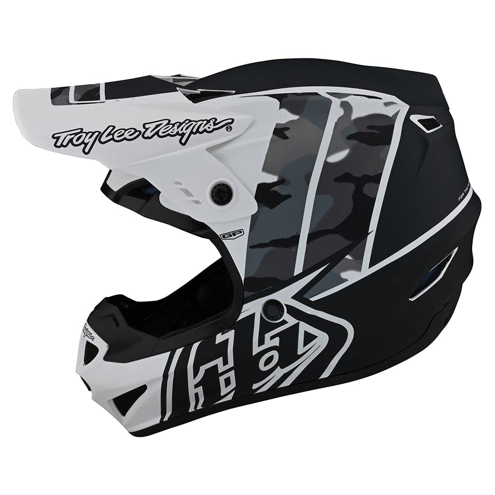 Troy Lee Designs Youth GP Helmet – NOVA CAMO White for Dirt Bike