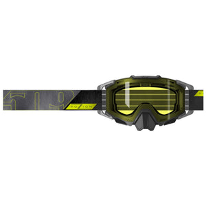 509 Sinister X7 Fuzion Goggle – Lemon Pop | Premium Snowmobile / Snow Goggles with Magnetic Lens System