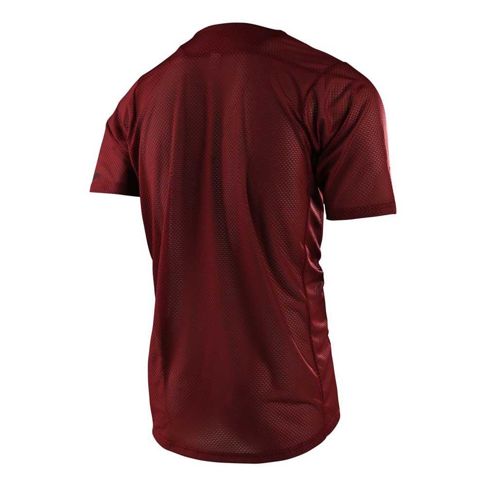 Brick red short sleeve mountain bike jersey by Troy Lee Designs