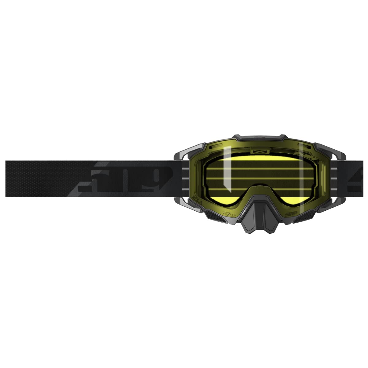 Snow goggle shown with a wide field-of-view and rugged hard-frame construction.