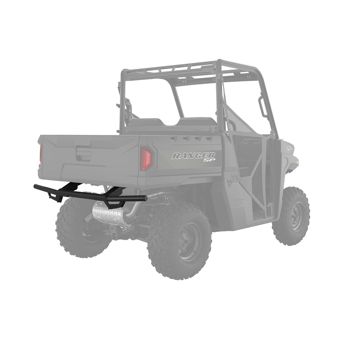 Polaris Rear Bumper 2885087 – Black Steel Protection for Ranger 570 SP, Crew & Pro XD