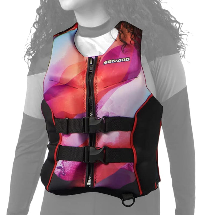 Sea-Doo Airflow Sunset Edition PFD/Life Jacket, 2859881417 – Unisex Adult XX-Large, Red