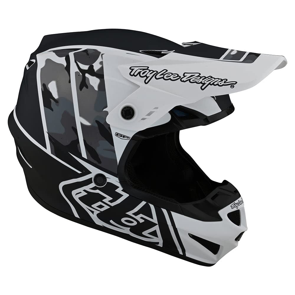 **OPEN BOX** Troy Lee Designs Youth GP Helmet, White Camo-Medium