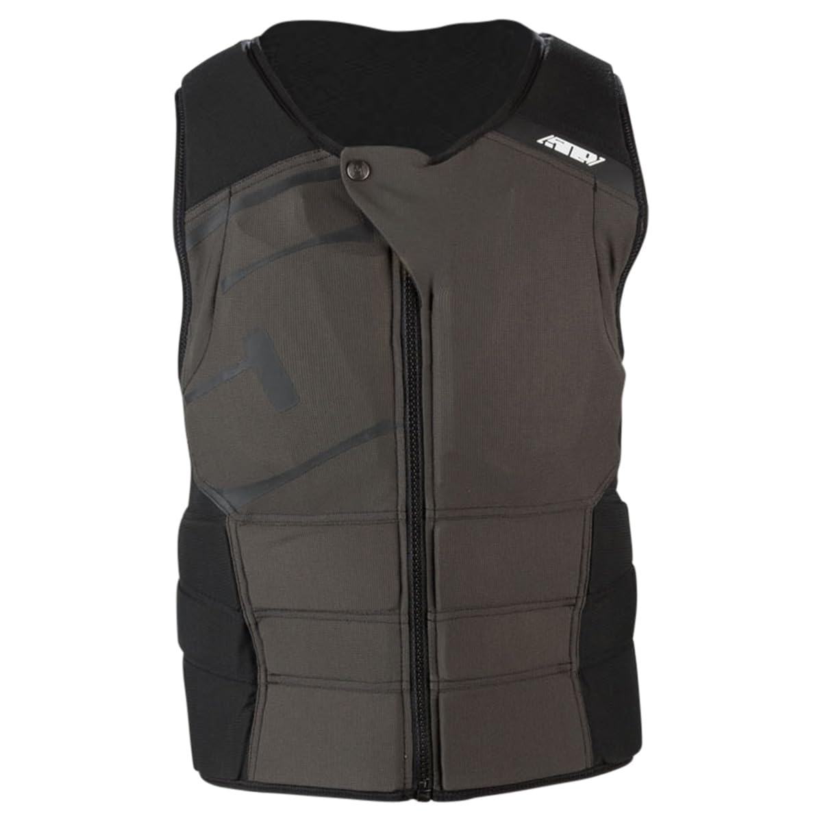 509 R-Mor Protection Vest in Pirate Black shown with CE Level 1 chest and back armor.