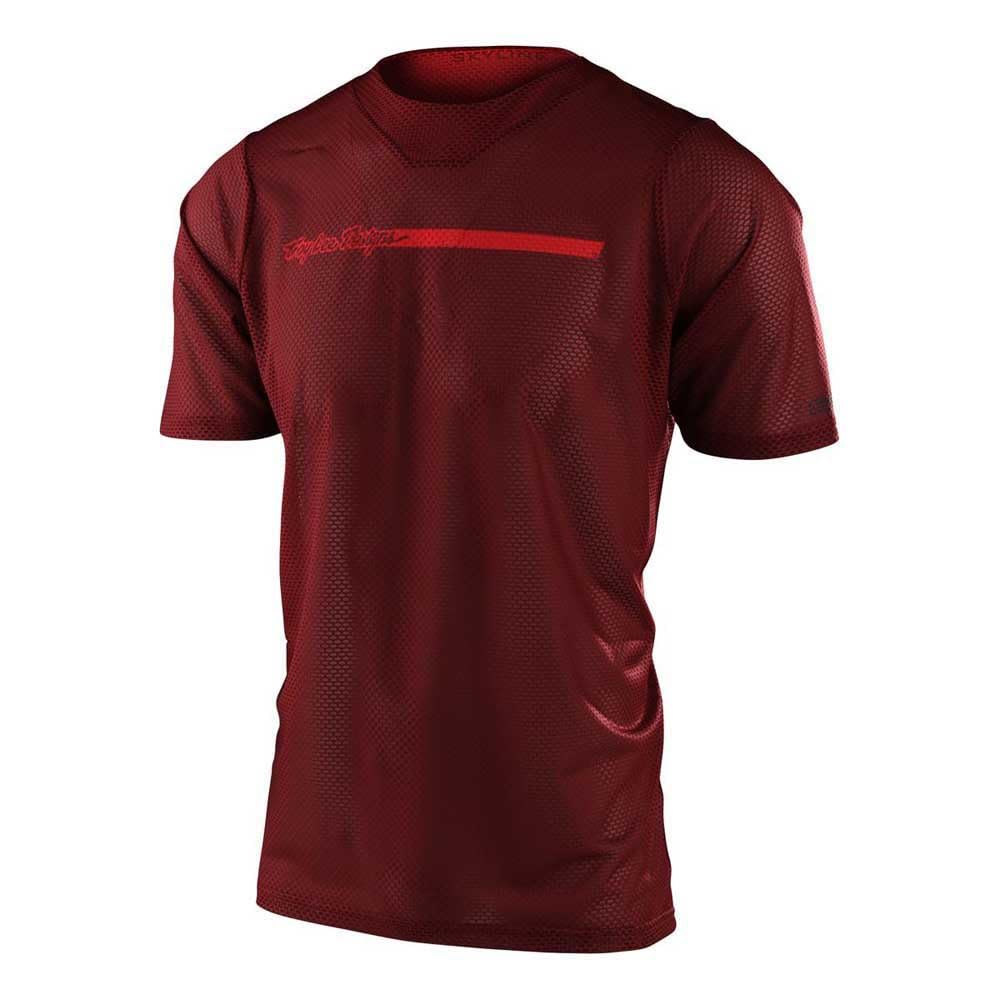 Troy Lee Designs Skyline Air SS MTB Jersey in Brick color