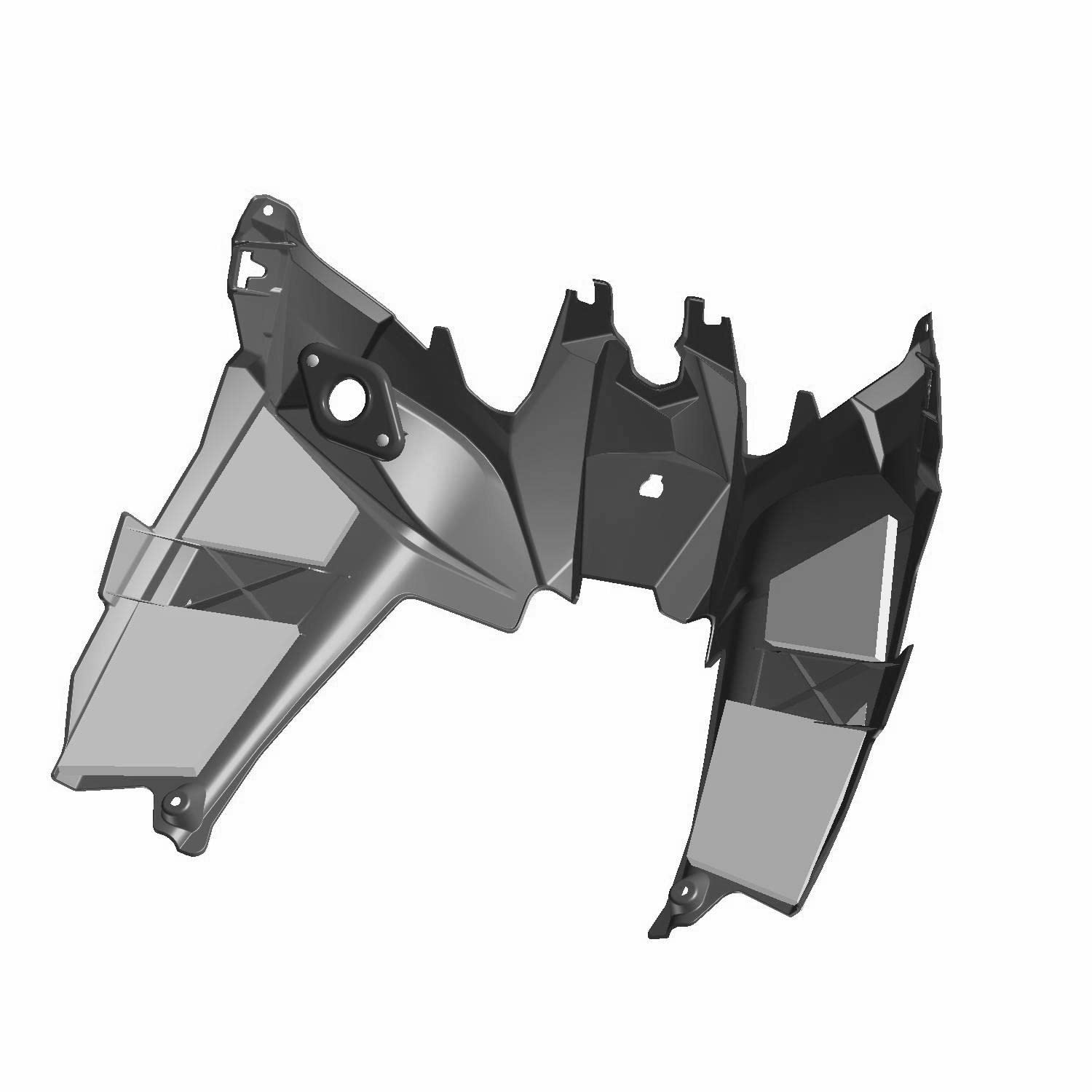 Polaris OEM mid console 2636733 with choke hole for Indy RMK EVO 550