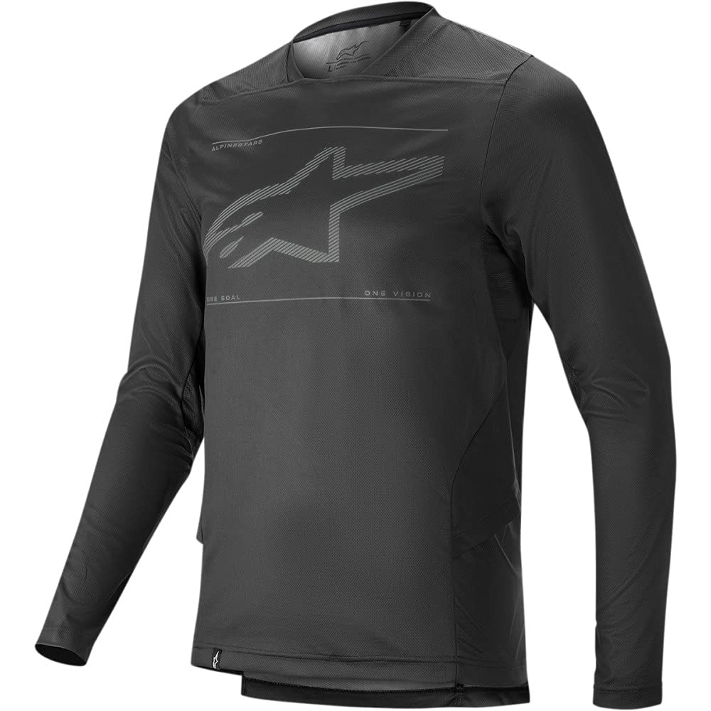 Alpinestars Drop 6.0 Long-Sleeve MTB Jersey Black Size M for Mountain Biking