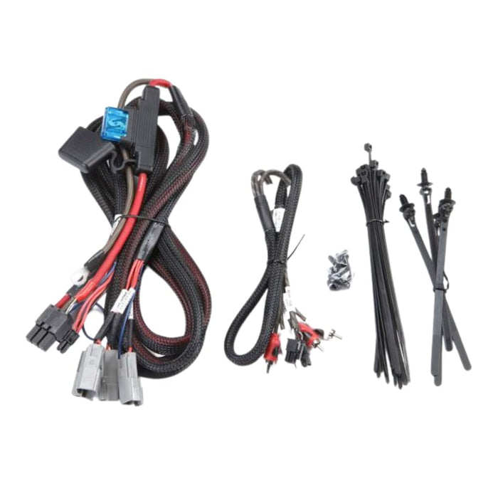 Rockford Fosgate RFRZ14-K8 amp kit with 8 AWG wiring harness for Polaris RZR.