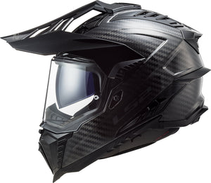 Helmet Explorer C Solid Adventure Motorcycle Helmet with SunShield - Matte Carbon