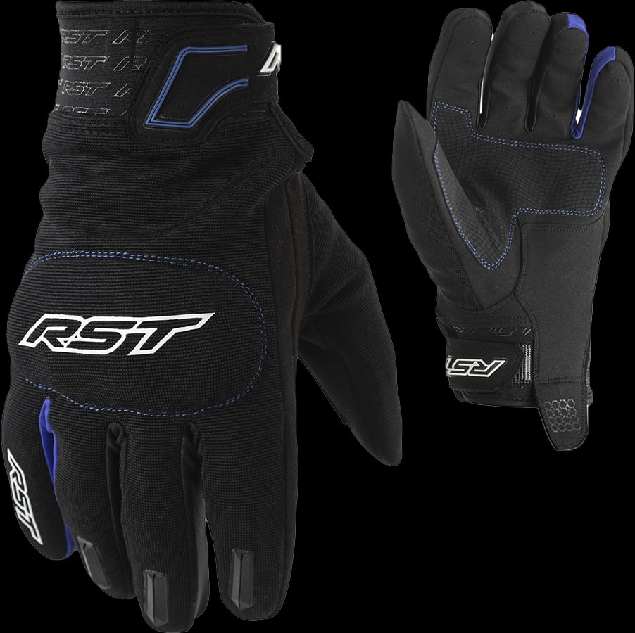 RST Gloves Rider CE Glove - BLACK/BLUE