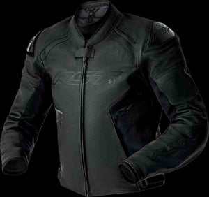 RST Jacket S1 D3O LEATHER LADIES JACKET BLACK/WHITE