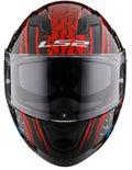 Stream Speed Demon Full-Face Helmet with SunShield - Gloss Black Product View