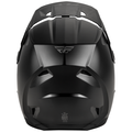 FLY Racing Kinetic Solid Helmet with True Functional Ventilation, washable comfort liner and integrated nose guard.