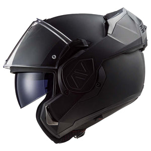 LS2 Advant Modular Helmet – DOT & ECE Street Motorcycle Helmet (Noir Matte Black)