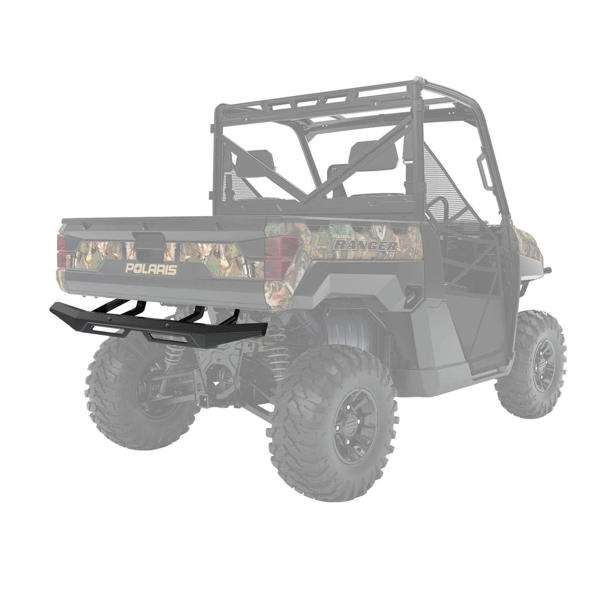 Polaris Off Road Standard Rear Brushguards – OEM Replacement, Black