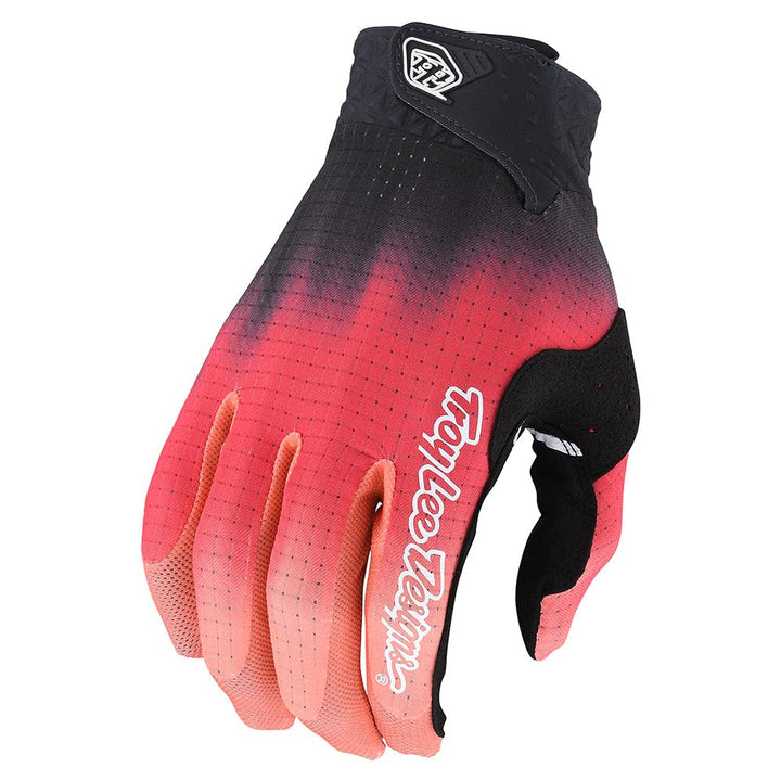 Troy Lee Designs AIR Glove in Jet Fuel Carbon providing maximum airflow for motocross and off-road riding.