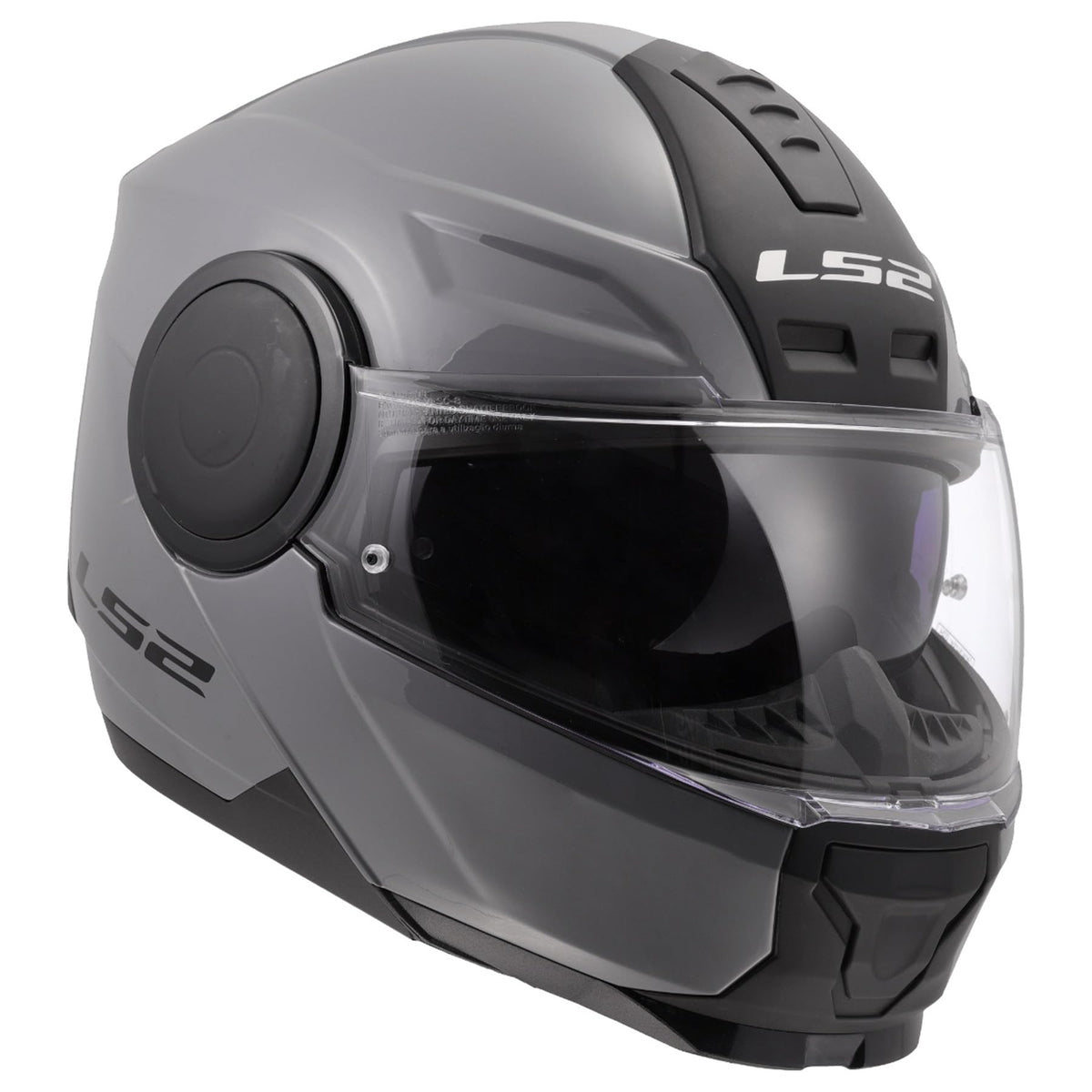 LS2 Horizon II modular street motorcycle helmet with clear polycarbonate shield