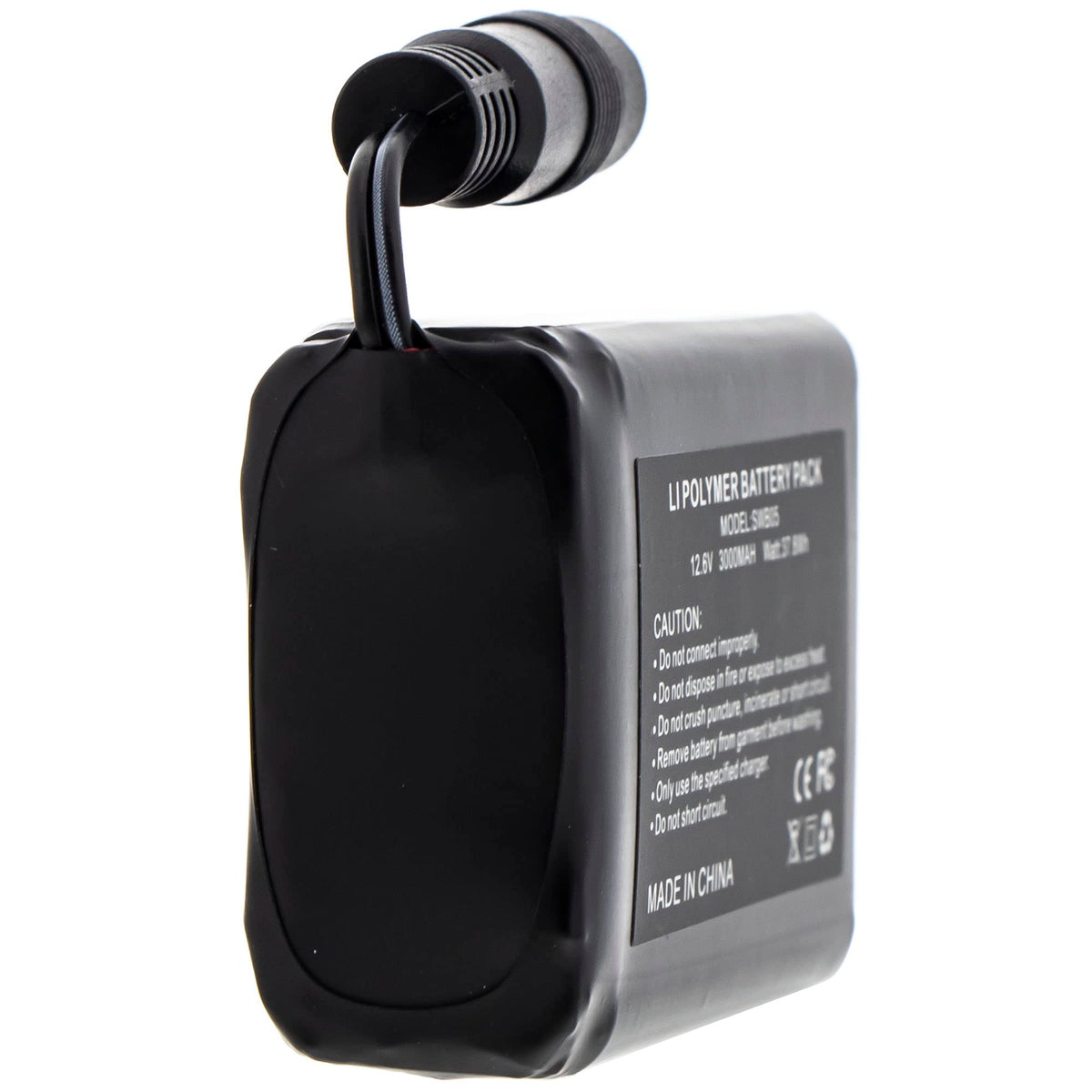 Lightweight Ignite Battery shown with simple plug-and-play compatibility.