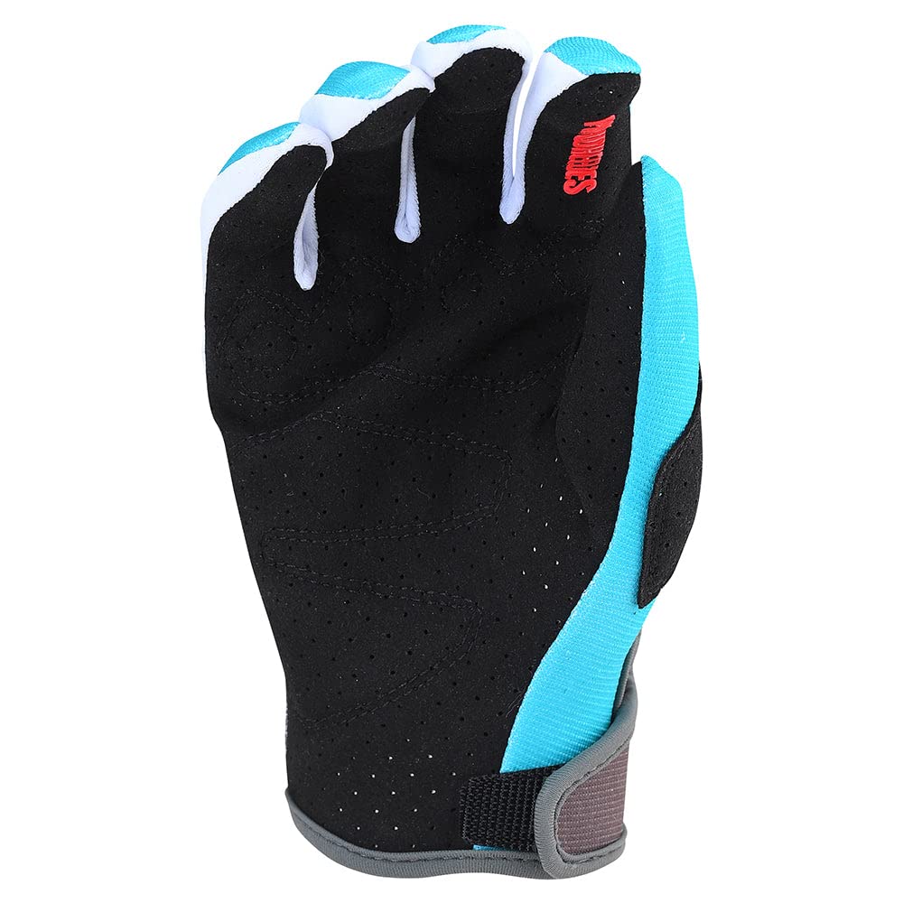 Silicone fingertips on Troy Lee Designs Women’s motocross glove
