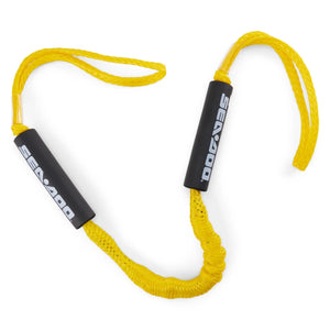 Sea-Doo Yellow Dock Tie – OEM Floating Shock-Cushioned Nylon Rope, 295100851