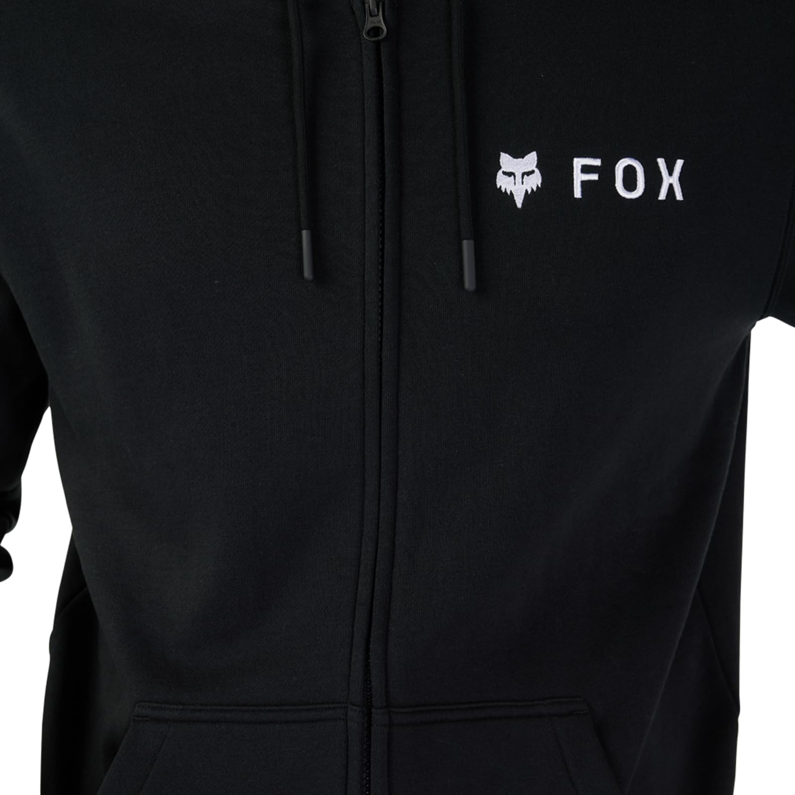 Fox Racing heavyweight fleece zip-up hoodie with brushed interior