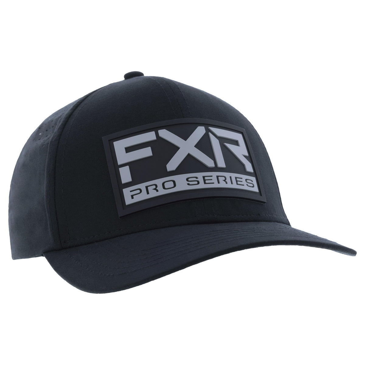 FXR UPF Pro Series Baseball Hat Cap Curved Brim DWR Finish Black/Grey