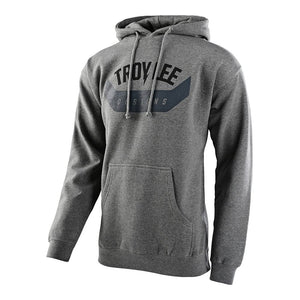 Troy Lee Designs - ARC Pullover Hoodie; Gunmetal Heather