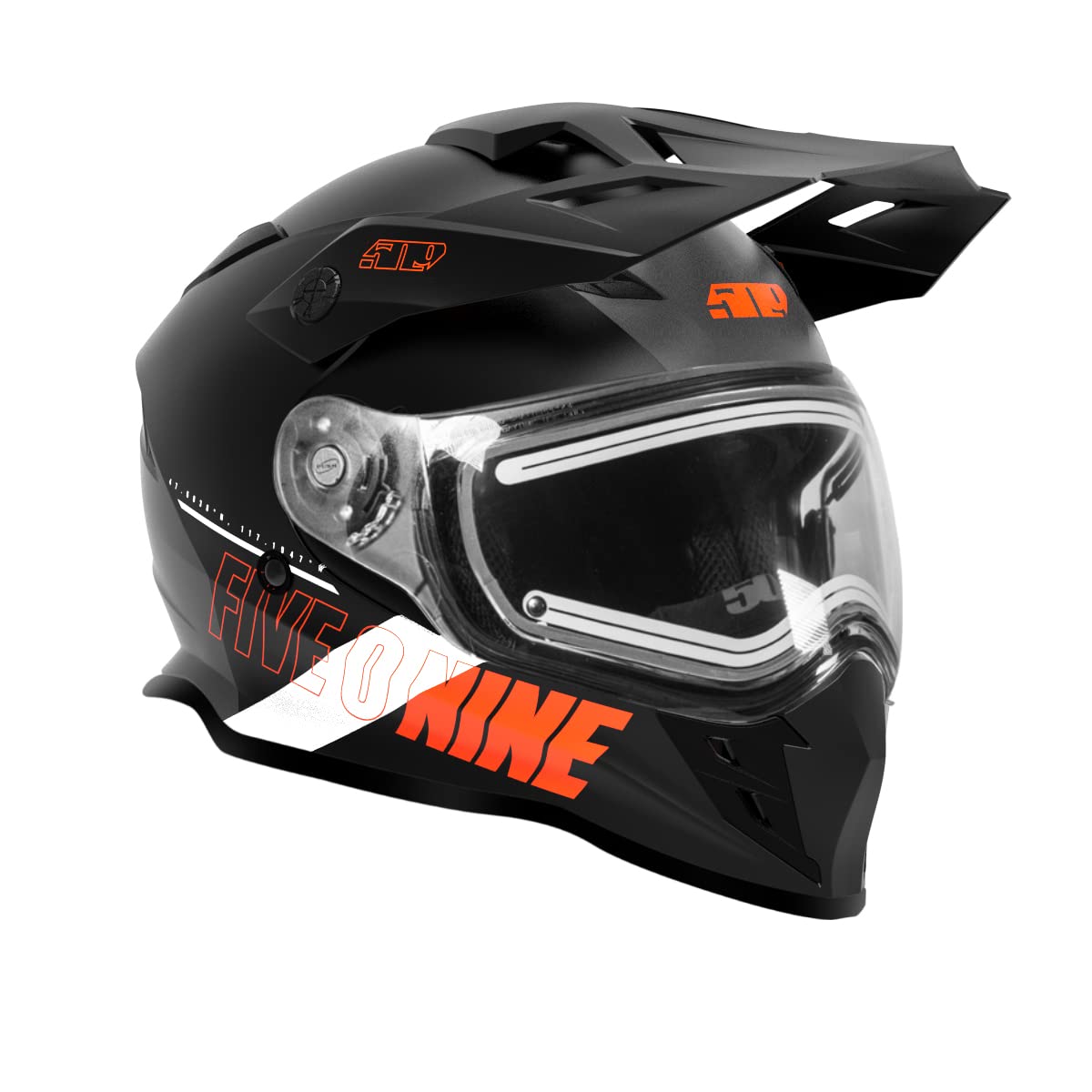 **OPEN BOX** 509 Delta R3L Ignite Helmet, Black/Orange-Large