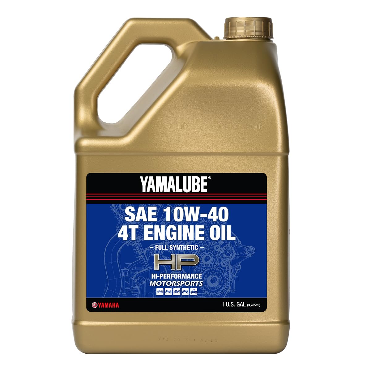 Yamaha Yamalube Hi Performance Full Synthetic 4T Engine Oil – 1 Gallon
