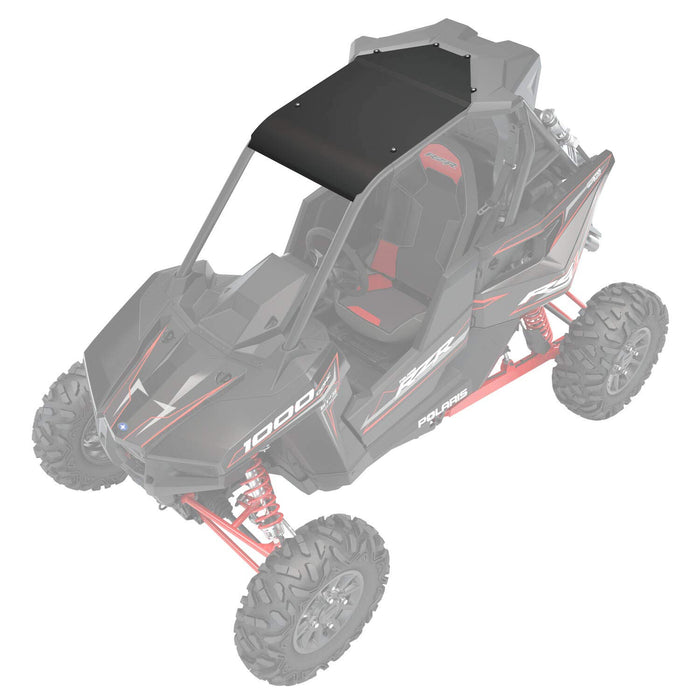 Polaris OEM matte black aluminum roof installed on RZR RS1