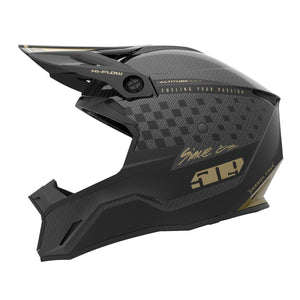 509 Altitude 2.0 Offroad Carbon Fiber Helmet – Speedsta Black Gold (X-Large)