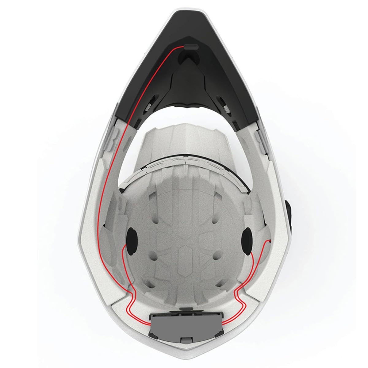 509 Cardo UCS Spirit Module in black for Tactical 3.0 helmets.