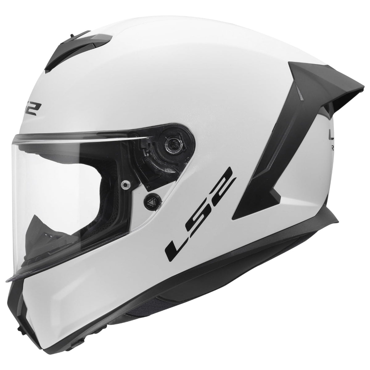 LS2 Rapid III Full Face Motorcycle Helmet – Gloss White DOT/ECE 22.06
