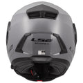 LS2 Horizon II gloss Nardo gray flip up motorcycle helmet touring design