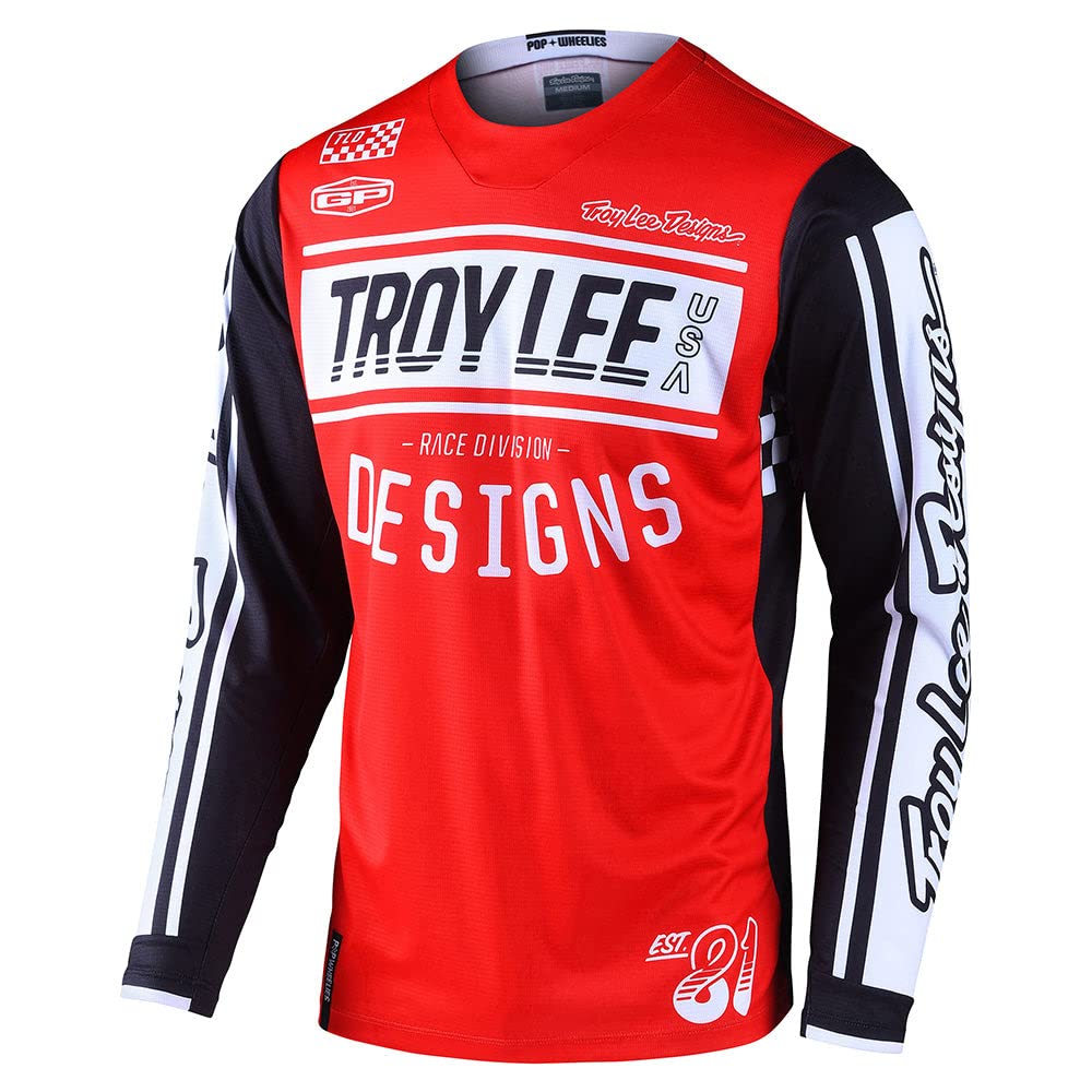 Troy Lee Designs Youth GP Jersey – Mono Red (MD)