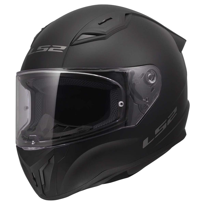 LS2 Centric Shift matte black motorcycle helmet with photochromic shield