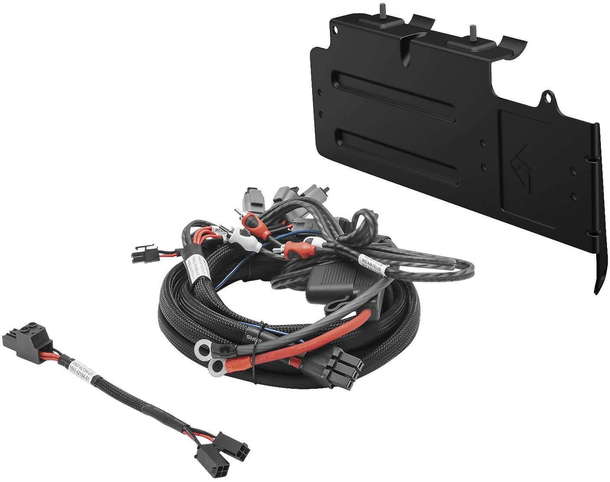 Rockford Fosgate RFX3-K8 X3 2 or 4-Seat Amp Wiring Kit – Pre-Cut & Loomed Harness