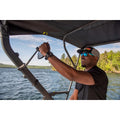 Adjustable Sea-Doo 295100934 mirror installed on a Switch model Bimini structure.