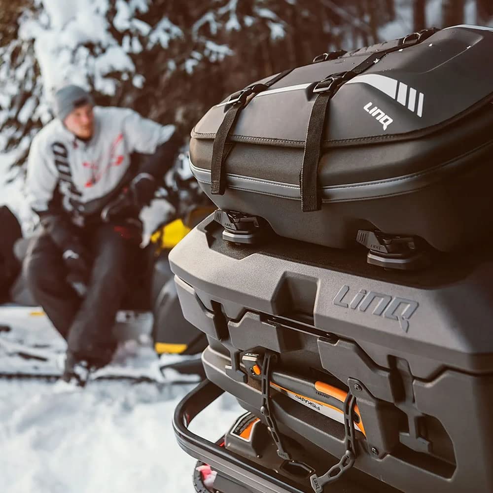 Ski-Doo 40L LinQ Adventure Tunnel Bag 860202444 – Front View