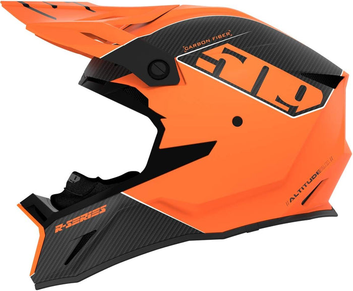 509 Altitude 2.0 R-Series Snowmobile Helmet in Orange