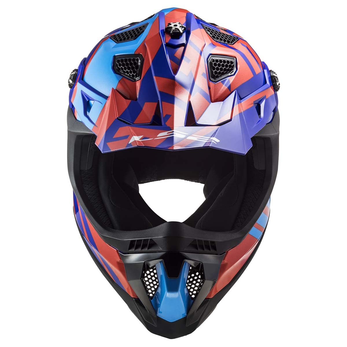 High-ventilation off-road helmet by LS2 with KPA shell technology