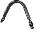 Curved black mud strap with a thick protective center grip and reinforced mounting loops at both ends.