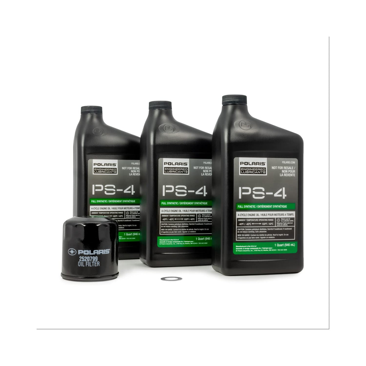 Polaris PS-4 Oil Change Kit for Specific RZR Turbo and Pro XP & XP 4 Models — 2881696