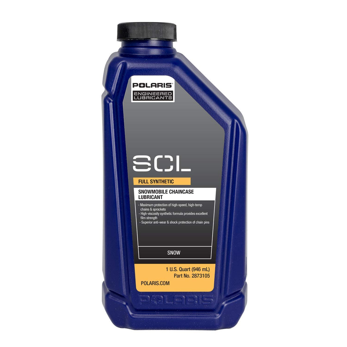 Polaris OEM Snowmobile Synthetic Chaincase Lubricant, 1 Quart — Part 2873105